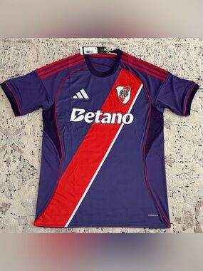 Adidas Authentic River Plate 2026 Argentina JJ4331 Purple Jersey Men’s Sz: M